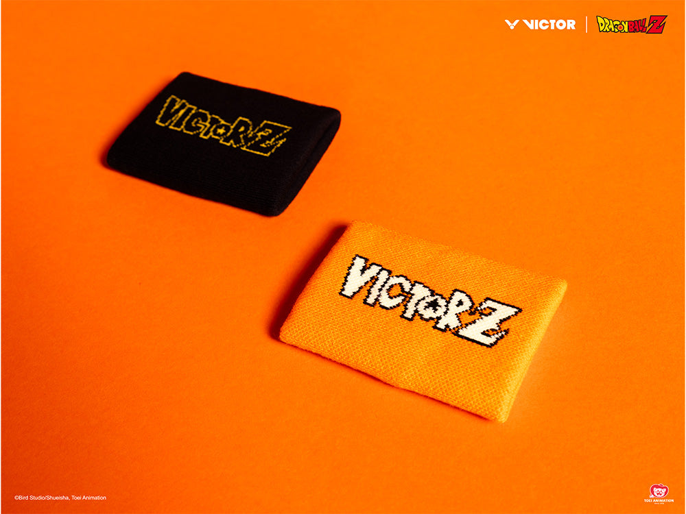 Victor x Dragon Ball Z SP507DBZ Orange Wristband - Anime Inspired Fitness & Sports Accessory for Dragon Ball Fans - Perfect for Gym, Running, and Cosplay