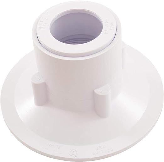 Pentair White Floor Inlet - High-Quality Pool & Spa Drain Cover for Safety and Efficiency | Perfect for Inground Pools, Water Features, and Aquatic Centers