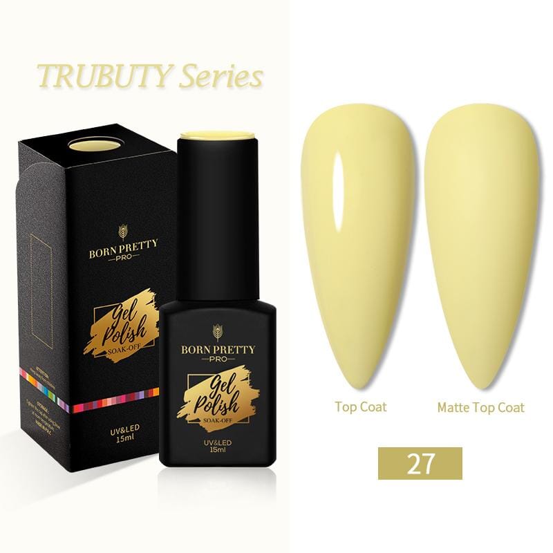 Trubuty Series Gel Polish 15ml - Long Lasting Nail Polish Kit for Salon & Home Manicure - Perfect for Nail Art, DIY Nails, and Professional Use