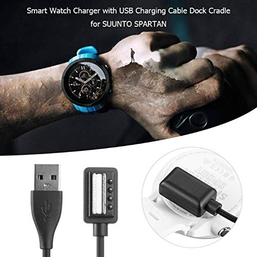 Smart Watch Charger - USB Charging Cable Dock Station for SUUNTO Spartan - Perfect for Home, Office & Travel Use