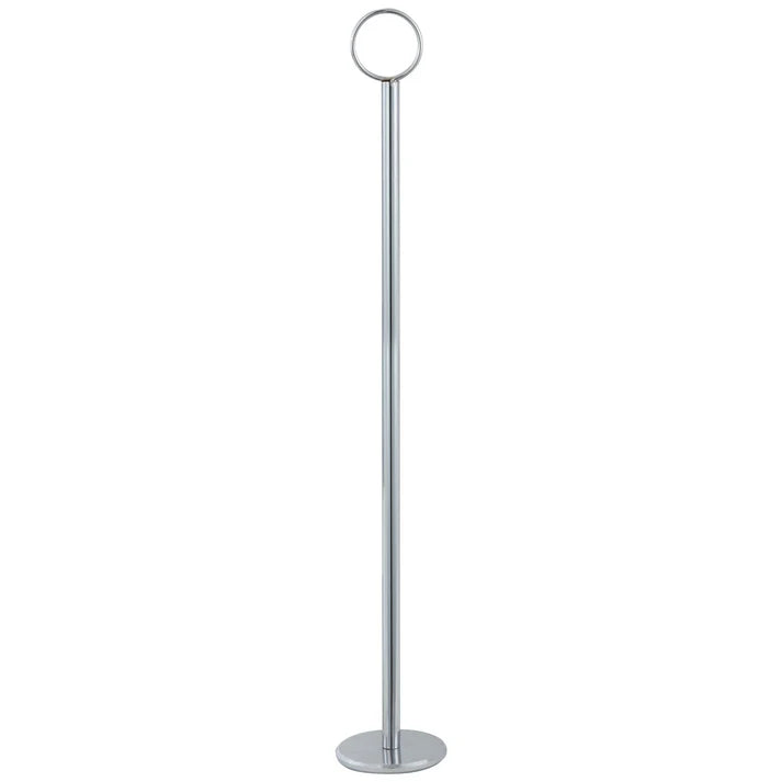 Winco 15 Table Number Holder - Chrome Plated Stand for Wedding, Banquet & Event Decor - Elegant Table Card Display for Reception, Anniversary & Party Decorations