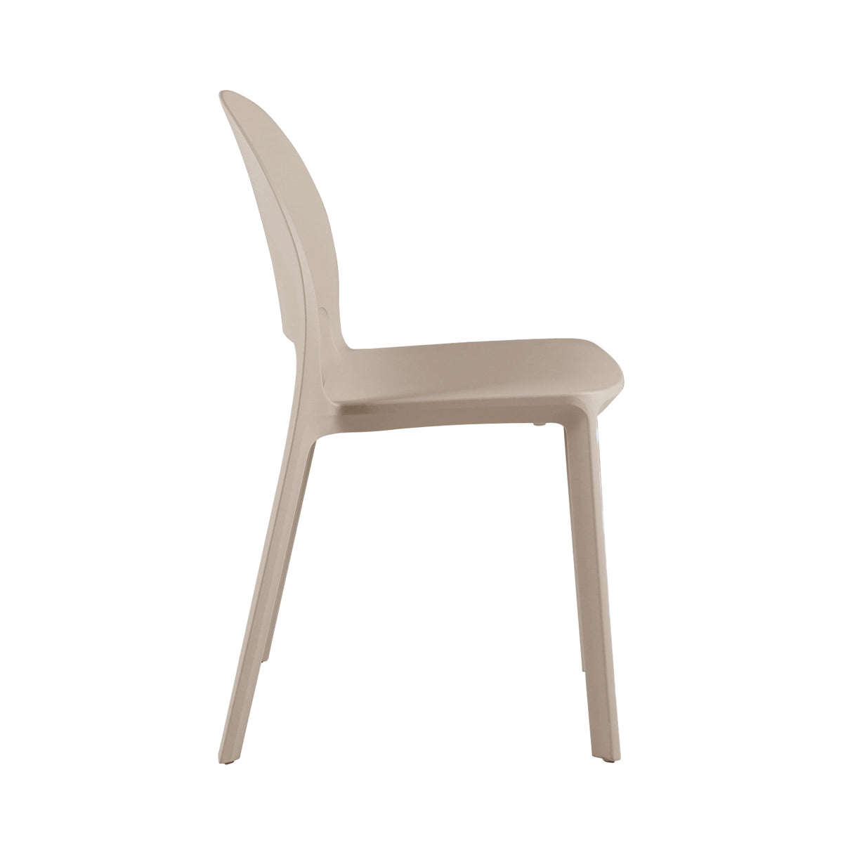 Modern Arch Stacking Dining Chair - Sturdy & Space-Saving Stackable Chairs for Kitchen, Dining Room, or Office - Perfect for Small Spaces & Entertaining