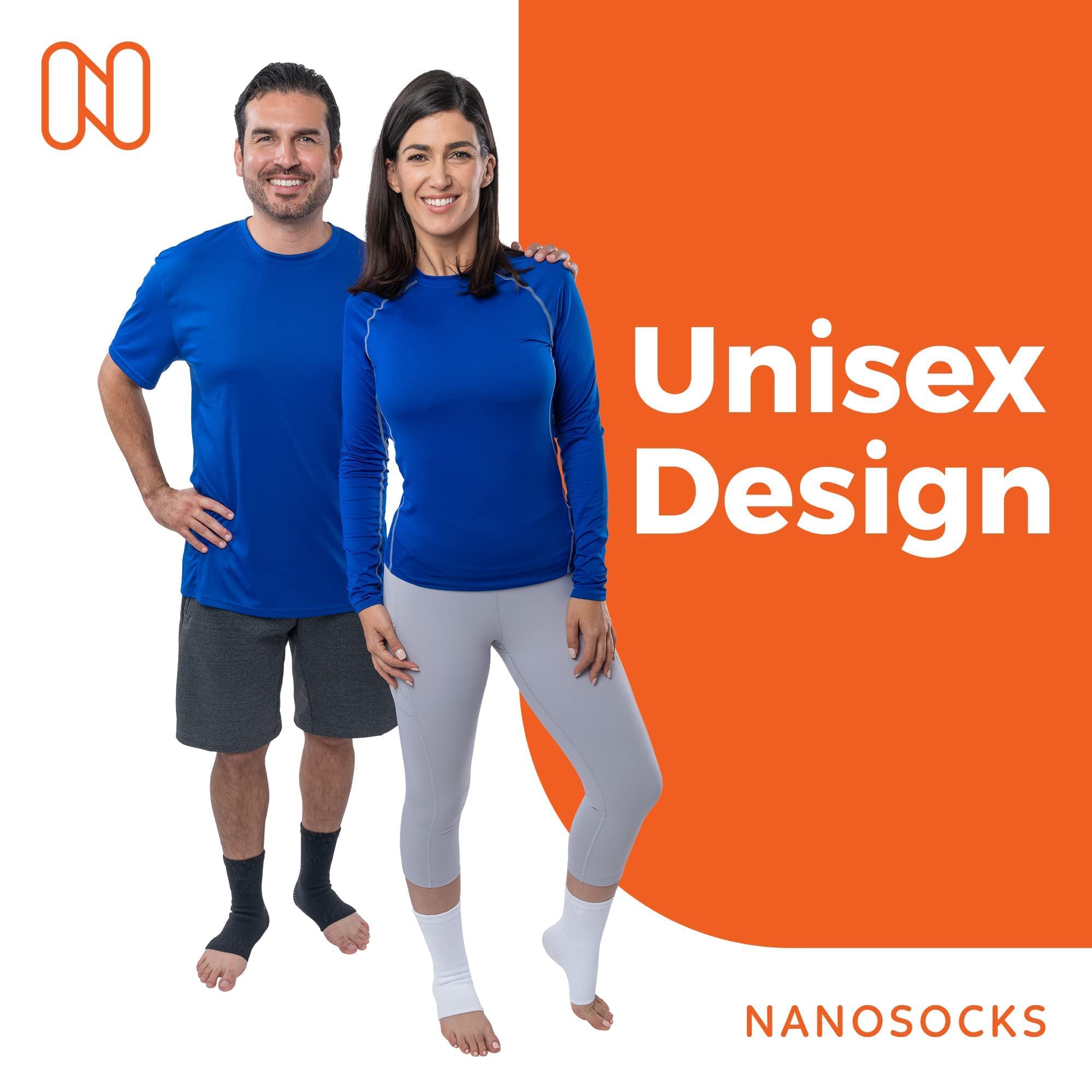6 Pack Toeless Compression Socks for Women & Men - Large Size (3 Black + 3 White) - Best for Running, Travel & Nursing - Improve Circulation & Reduce Swelling