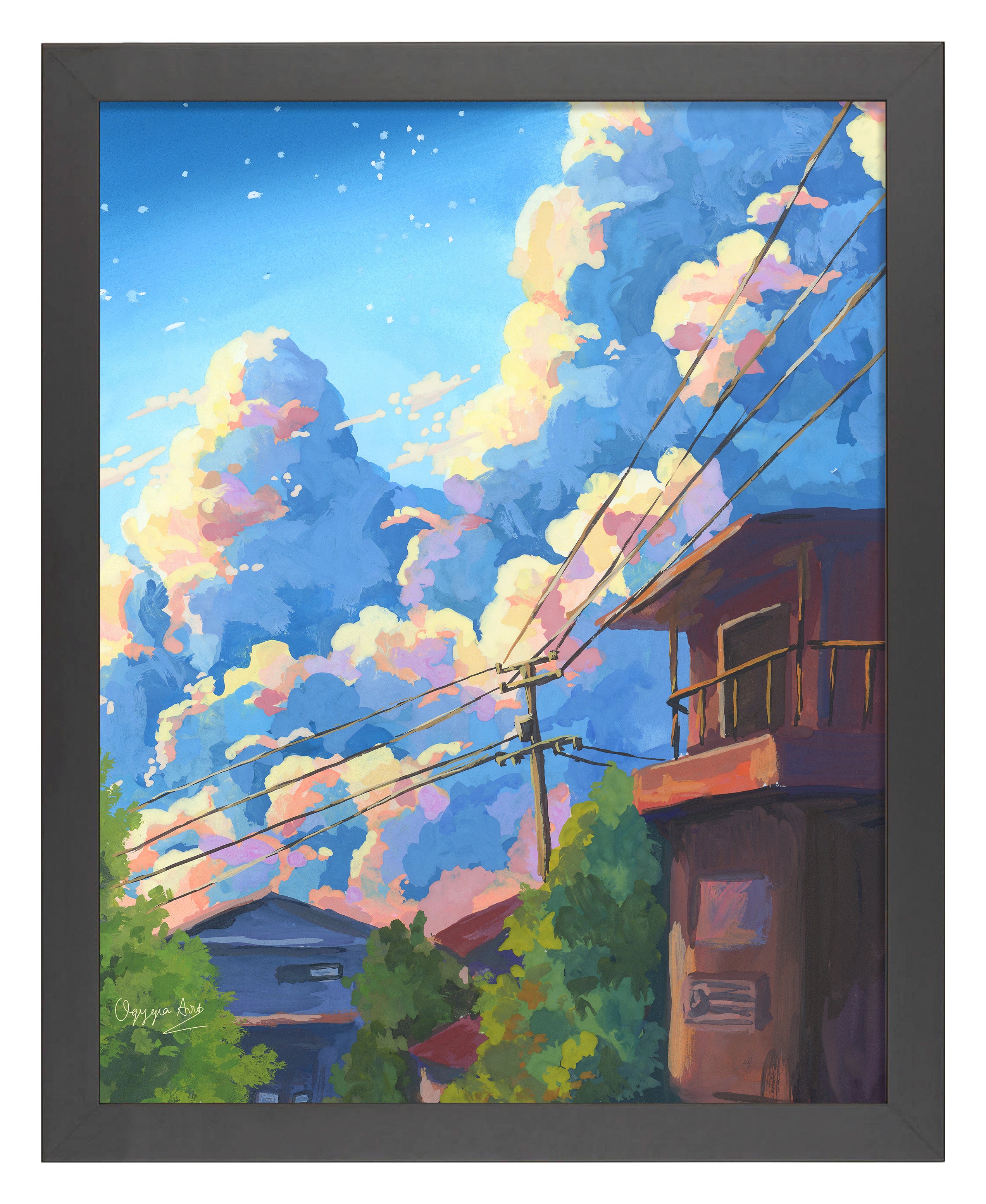 Dreamy Sky Art Prints - Beautiful Wall Decor for Living Room, Bedroom & Office - High Quality Canvas & Poster Artwork