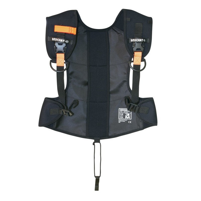 Beuchat Black Diving Harness - Premium Scuba Gear for Underwater Exploration & Spearfishing