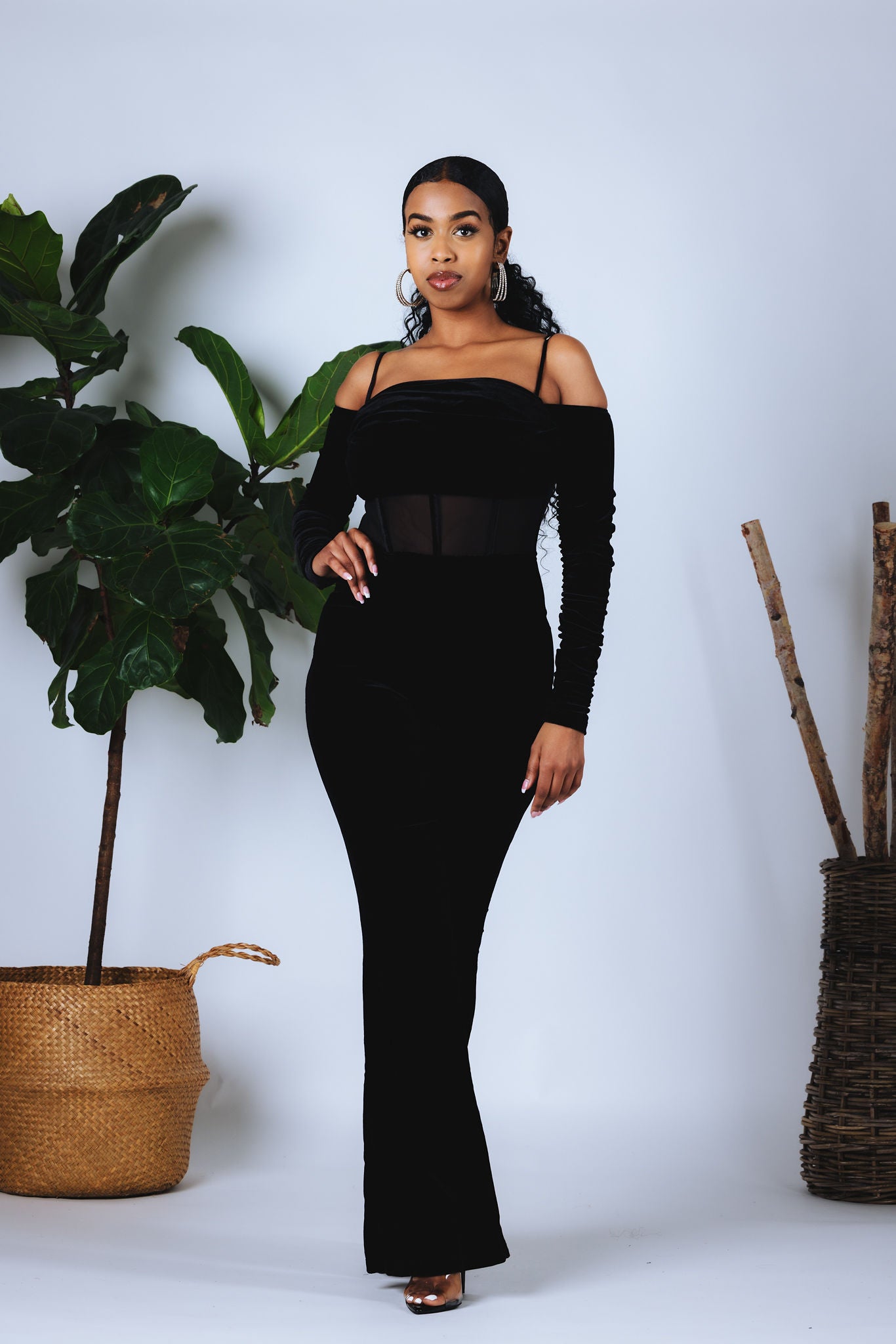 Midnight Vixen Black Lingerie Set - Sexy Lace Underwear for Women | Perfect for Valentine's Day, Anniversary & Romantic Nights