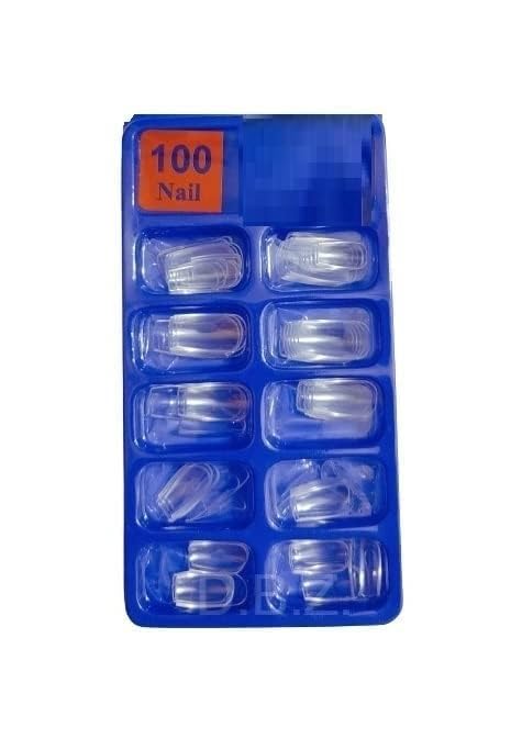 EverGlowy 48-Piece Nail Art Kit with Glass Bottles, Sparkling Powder, Multicolor Glitter Stones, 100 Transparent Nails, 5 Nail Tapes, 15 Nail Art Brushes, 5 Two-Way Dotting Pens & 2 Glues – Perfect for DIY Manicures, Nail Salons & Creative Nail Designs