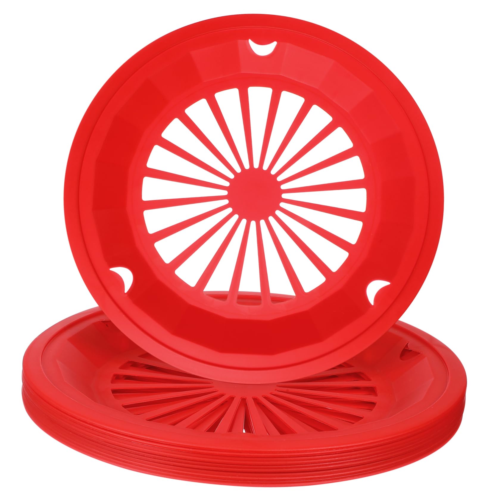 10-Piece Grill Plate Set - Durable BBQ Tray & Lightweight Plate Holder for Outdoor Picnics, Camping & Backyard Parties - Reusable BBQ Accessories & Paper Plate Holders - Perfect for Grilling, Tailgating & Family Gatherings