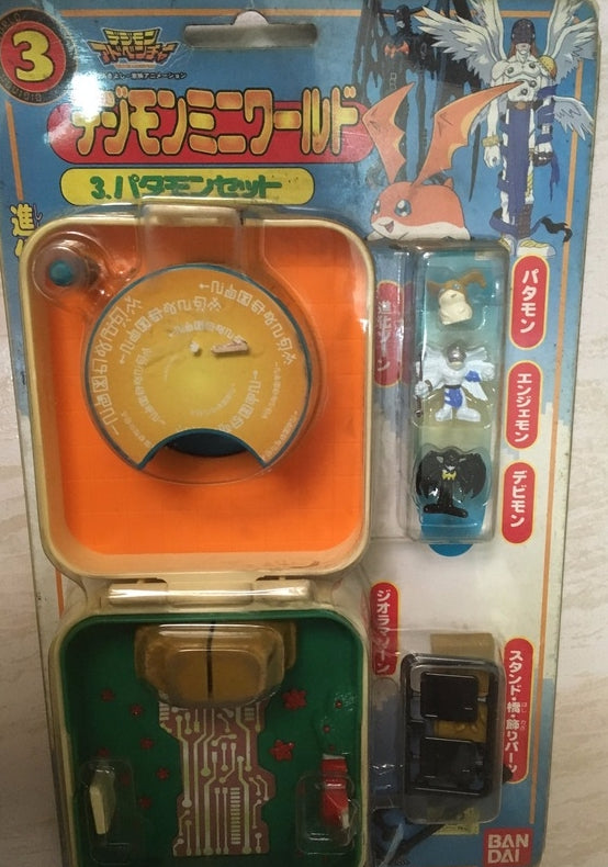 Bandai Digimon Digital Monster Mini World Pocket Playset Vol 3 Action Figure - Collectible Anime Toy for Kids & Adults | Perfect for Display, Gifts & Role-Playing Games