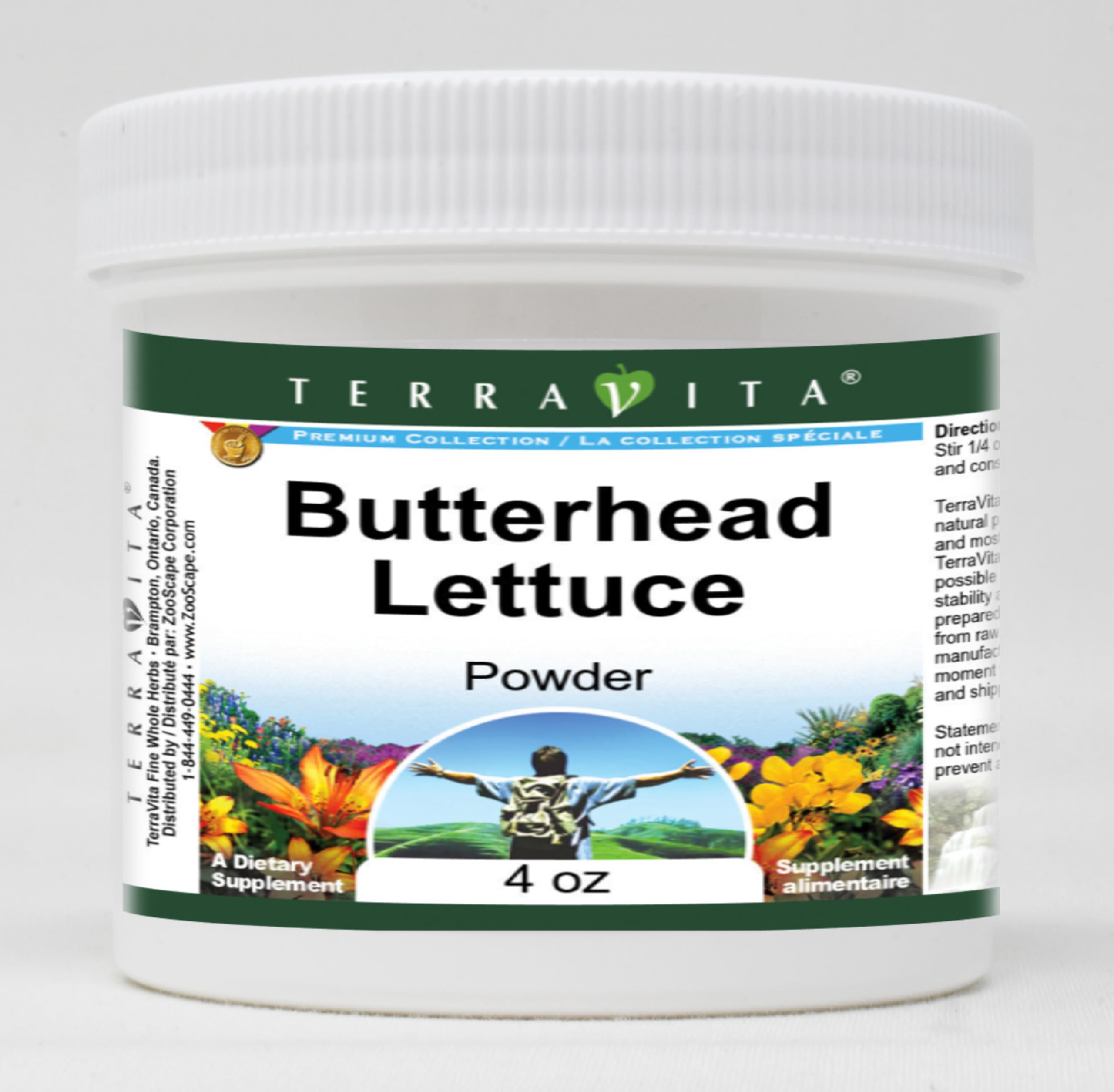 Organic Butterhead Lettuce Powder 4 oz (2 Pack) - Non-GMO, Gluten-Free, Vegan Superfood for Smoothies, Salads & Healthy Recipes - ZIN: 520689