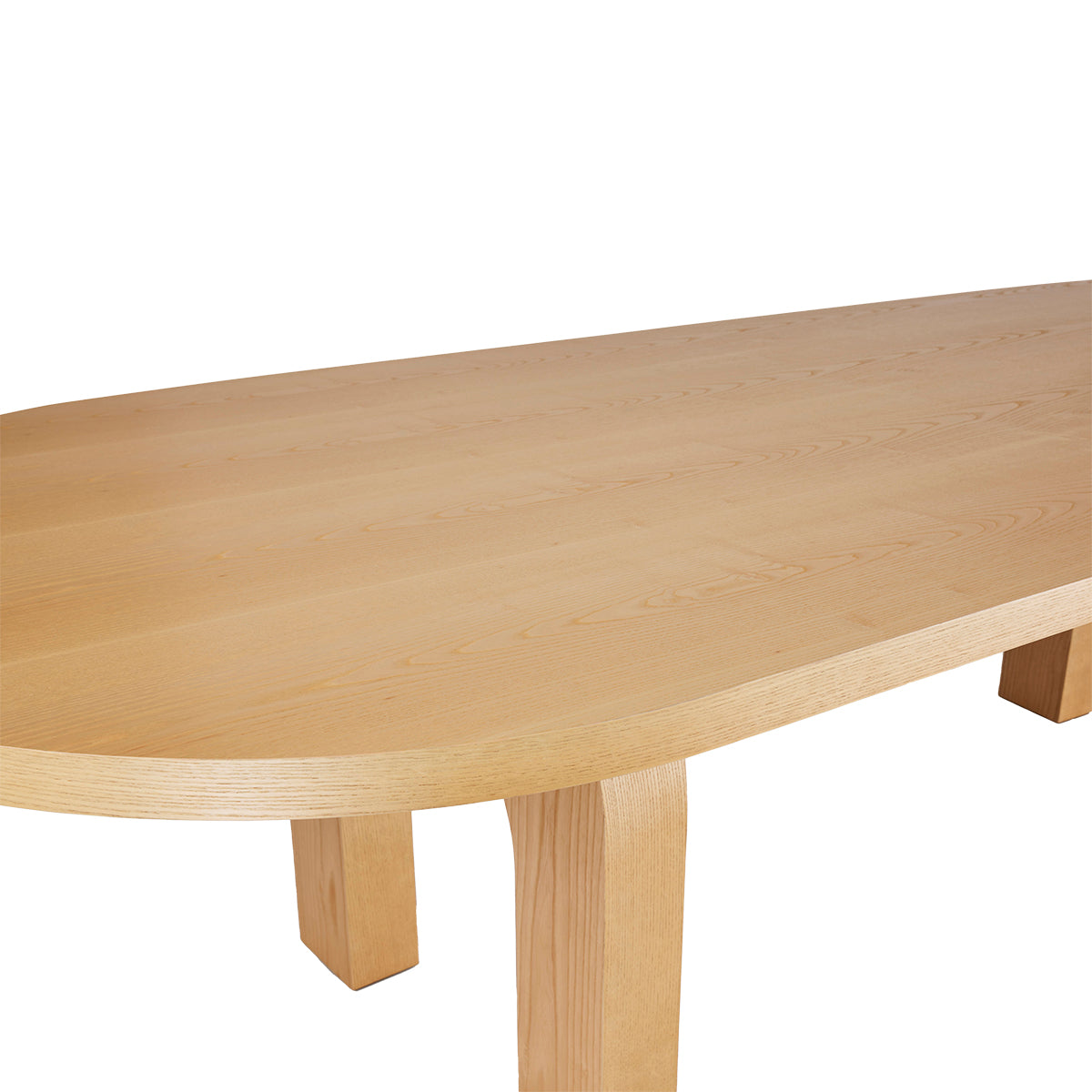 Hawk Spree Oval Dining Table - Modern Wooden Kitchen Table for 6, Farmhouse Style Dining Room Furniture - Perfect for Family Gatherings & Dinner Parties