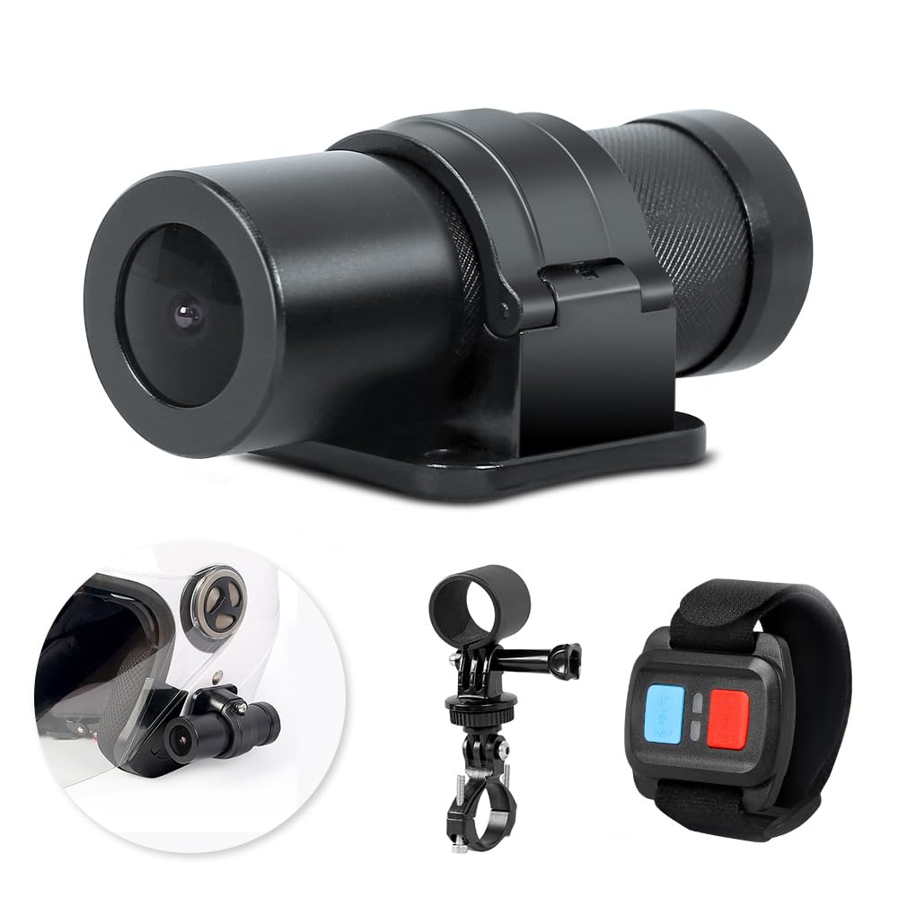 VSYSTO Waterproof 1080P HD Helmet Camera for Bicycle & Motorcycle - WiFi, Remote Control, G-Sensor, Loop Recording - Perfect for Cycling, Motorcycling, Sports & Outdoor Adventures