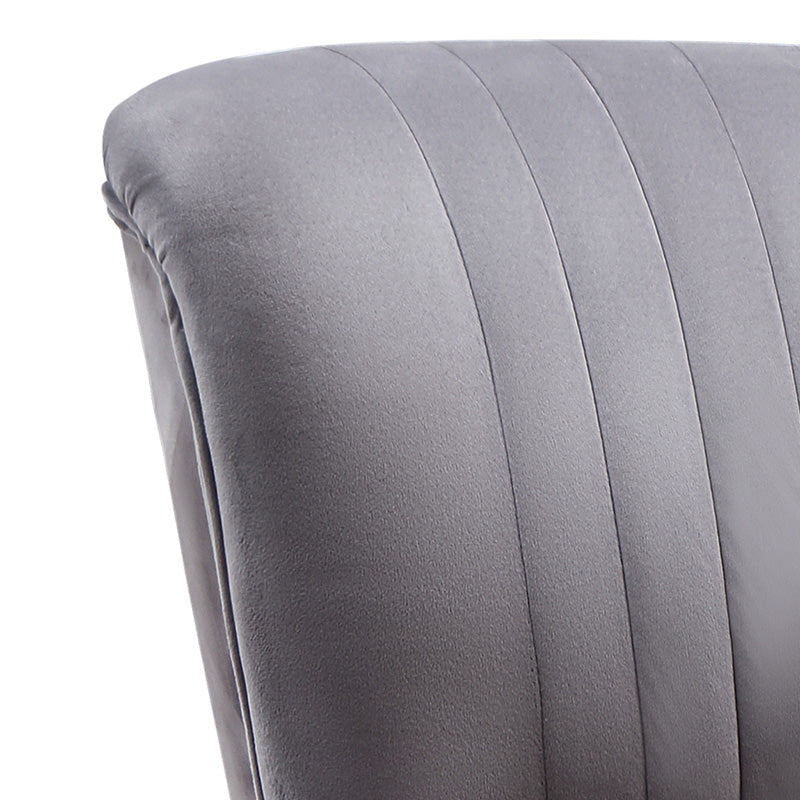 SIGO Modern Lounge Chair - Grey Accent Chair for Living Room, Bedroom, or Office - Comfortable Reading Chair with Soft Cushions - Perfect for Relaxing, Napping & Decorating Your Space