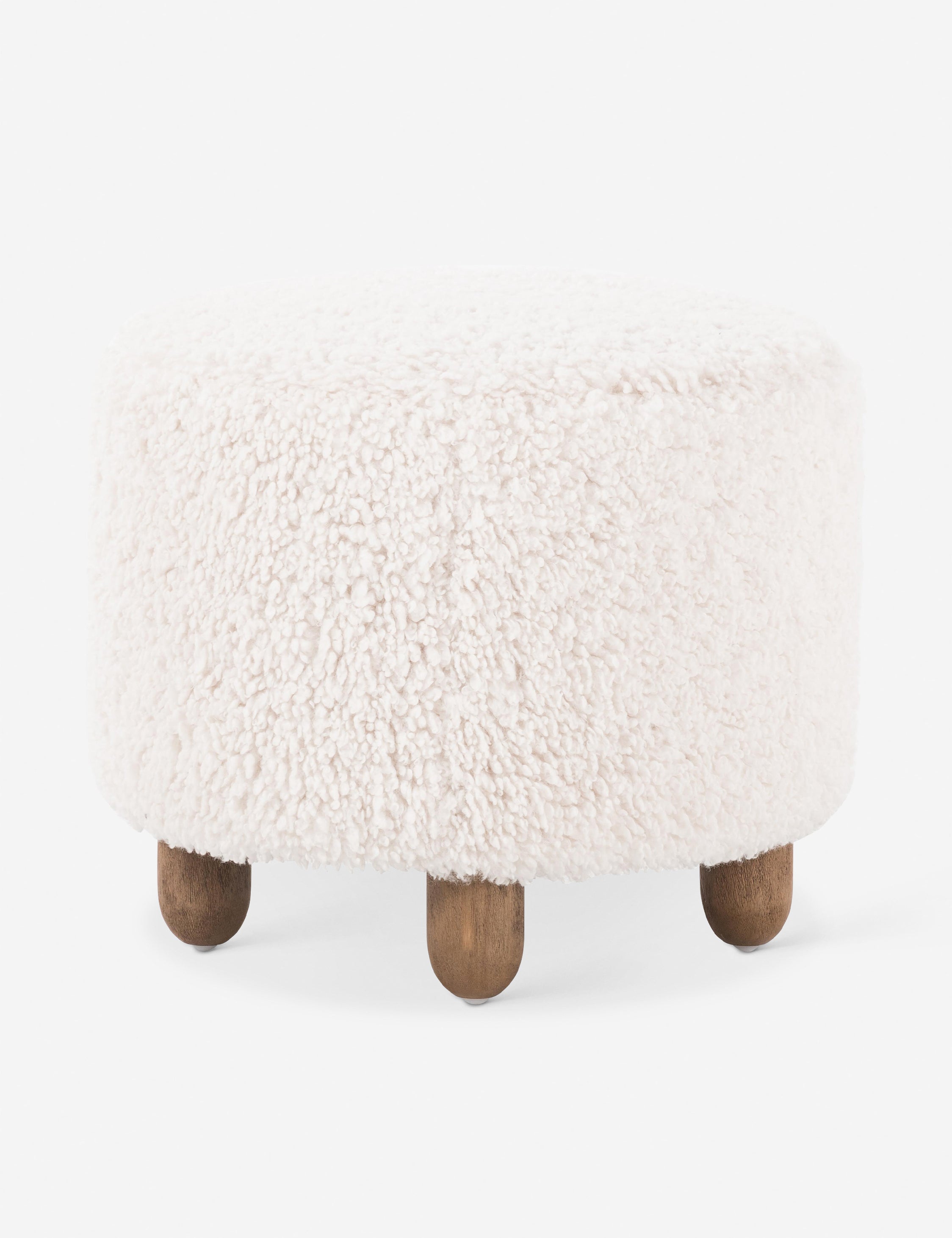 Round Storage Ottoman with Tufted Top - Versatile Footrest, Coffee Table, or Extra Seating for Living Room, Bedroom & Nursery - Soft Fabric Upholstered Stool with Hidden Storage Compartment