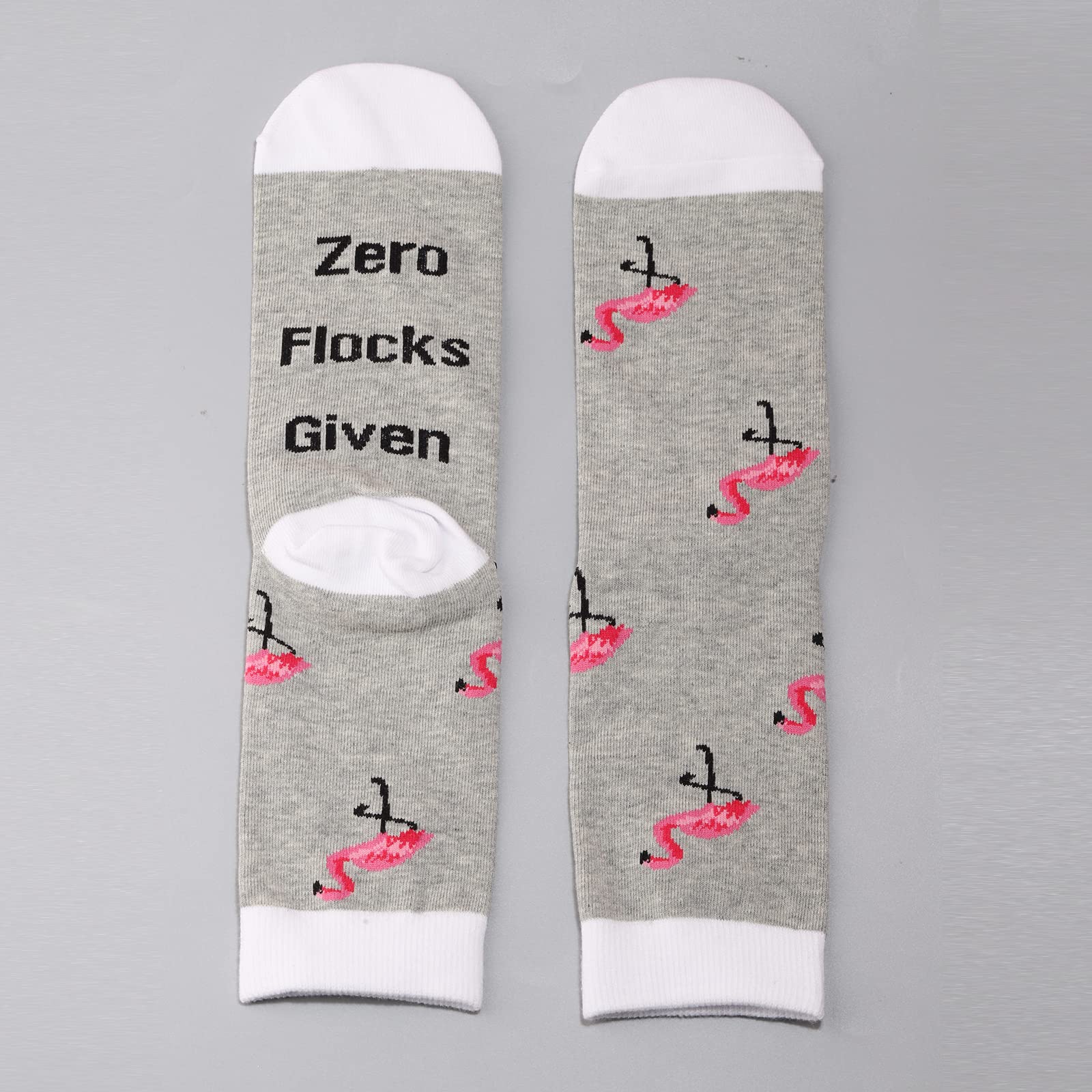 Funny Flamingo Socks for Women - Cute & Unique Birthday, Graduation Gifts for Her - Perfect for Beach, Summer & Casual Wear