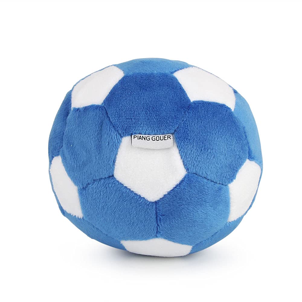 3-Pack Interactive Dog Toys Ball Set - Squeaky Soccer, Football & Tennis Balls for Small & Medium Dogs - Fluffy Plush Chew Toys with Squeakers - Perfect for Playtime, Training & Dog Birthday Gifts