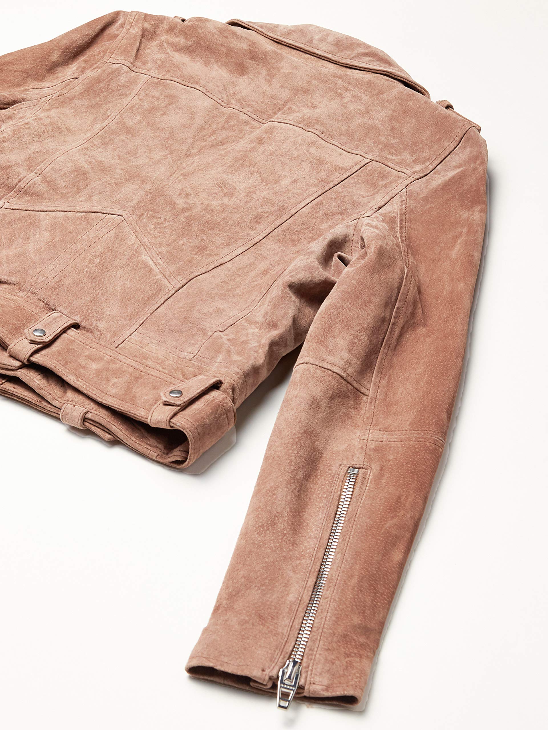 BLANKNYC Women's Suede Moto Jacket - Stylish Faux Leather Biker Jacket for Women | Perfect for Casual Outfits, Night Out & Fall Fashion
