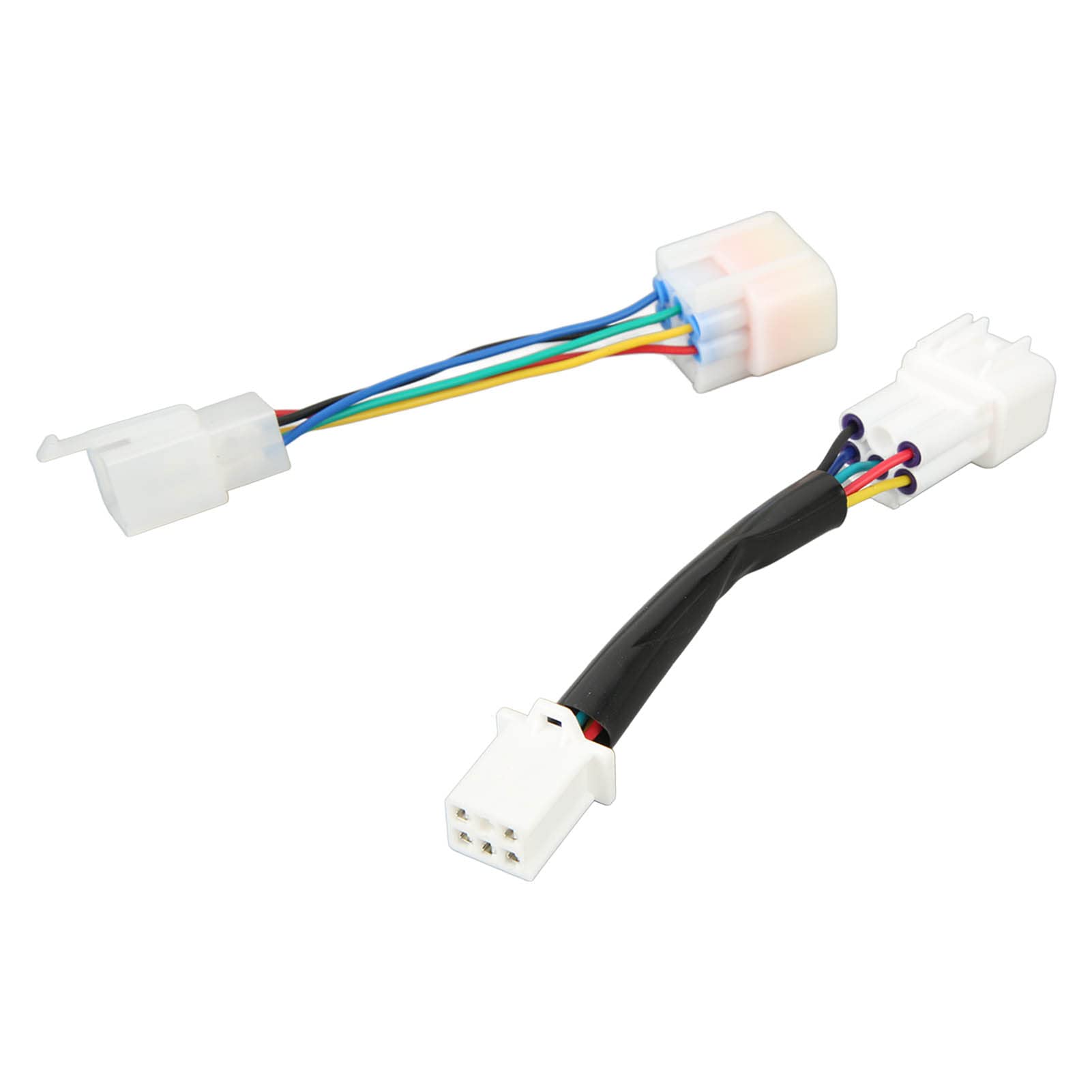 Qiilu Electric Motorcycle Hall Sensor Adapter 2PCS - IP67 Waterproof High Efficiency Controller Adapter for E-Bike & Scooter - Perfect for Off-Road Riding and Urban Commuting
