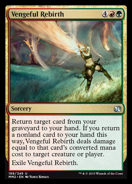 Magic The Gathering - Vengeful Rebirth (188/249) - Modern Masters 2015 MTG Card | Collectible Trading Card Game for Modern Format | Perfect for Deck Building & Competitive Play
