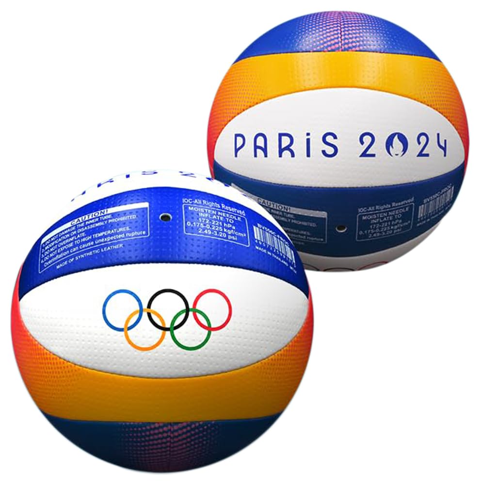 MIKASA Olympic Games Paris 2024 Official Beach Volleyball - Special Edition | Premium Outdoor Sports Equipment for Beach Volleyball Tournaments & Training