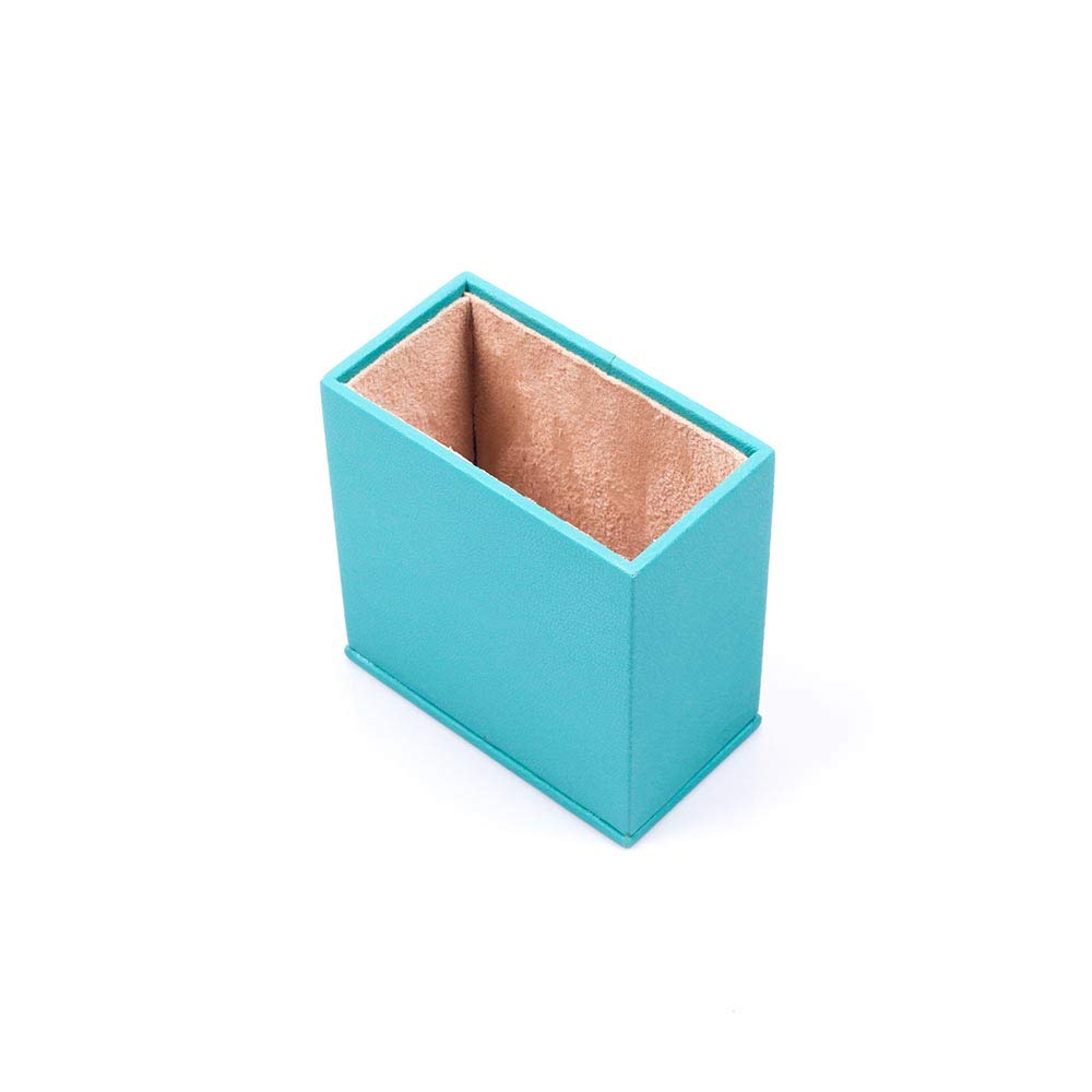 Premium Bonded Leather Desk Organizer Set - 10-Piece Office Document Tray & Desk Accessories for Home & Office (Turquoise) - Perfect for Organizing Files, Stationery & Office Supplies