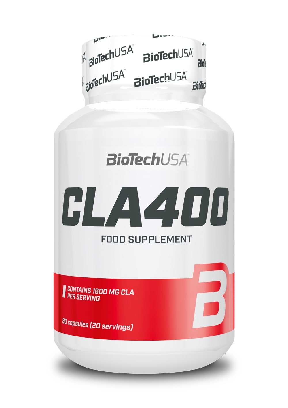 BioTechUSA CLA 400 - 80 Capsules for Weight Loss & Fat Burning | Supports Lean Muscle Growth | Ideal for Fitness & Bodybuilding