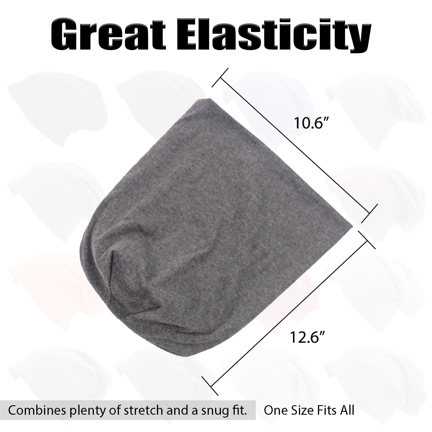 DOOVID Slouchy Beanie Hat for Women & Men - Soft Stretch Cotton Knit Baggy Winter Hat, Hip Hop Beanie, Unisex Casual Skull Cap - Perfect for Cold Weather, Streetwear Fashion & Sleeping
