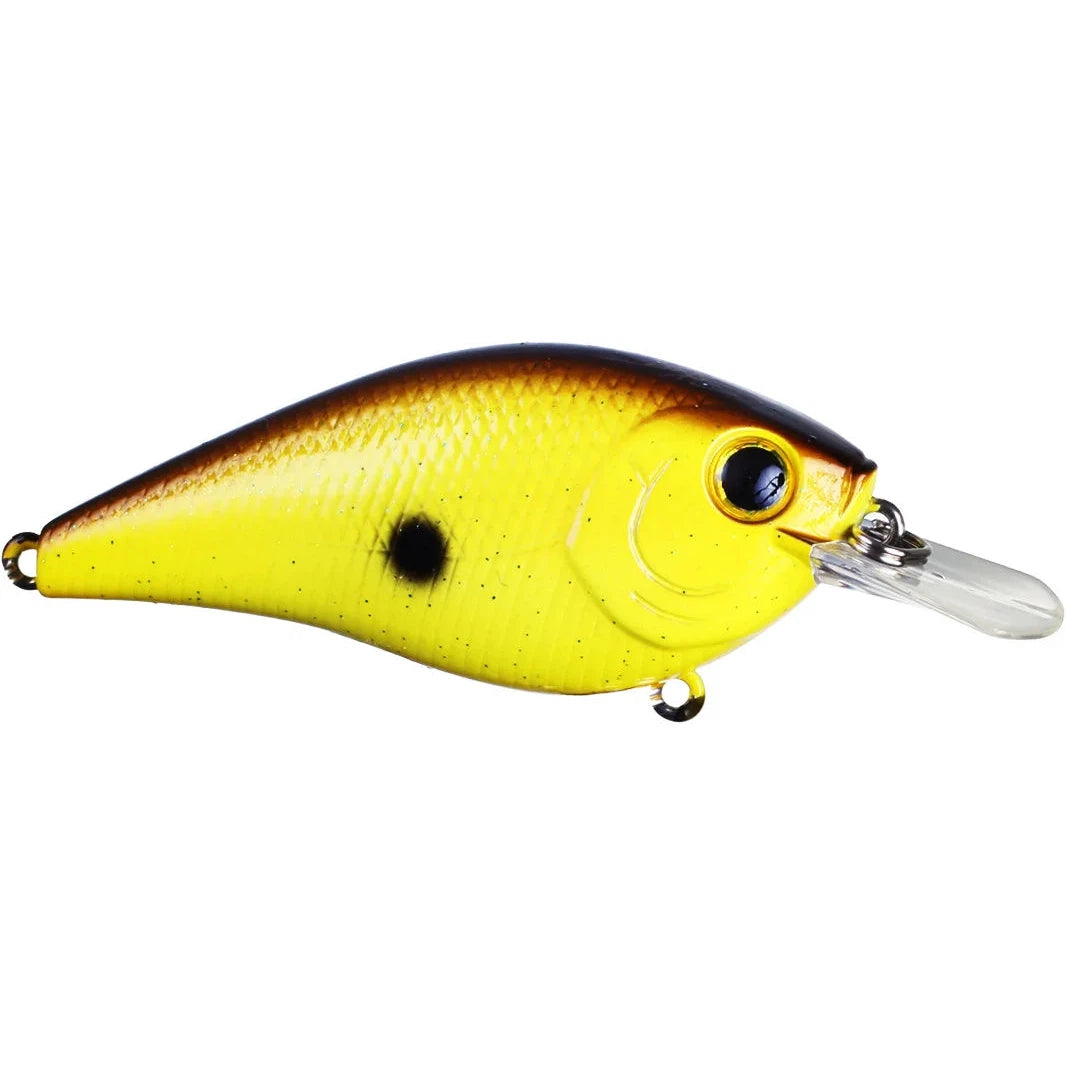 Lucky Craft LC 0.7 Squarebill Crankbait Fishing Lure - Bass Fishing Bait for Freshwater & Saltwater - Perfect for Topwater Strikes & Shallow Water Fishing