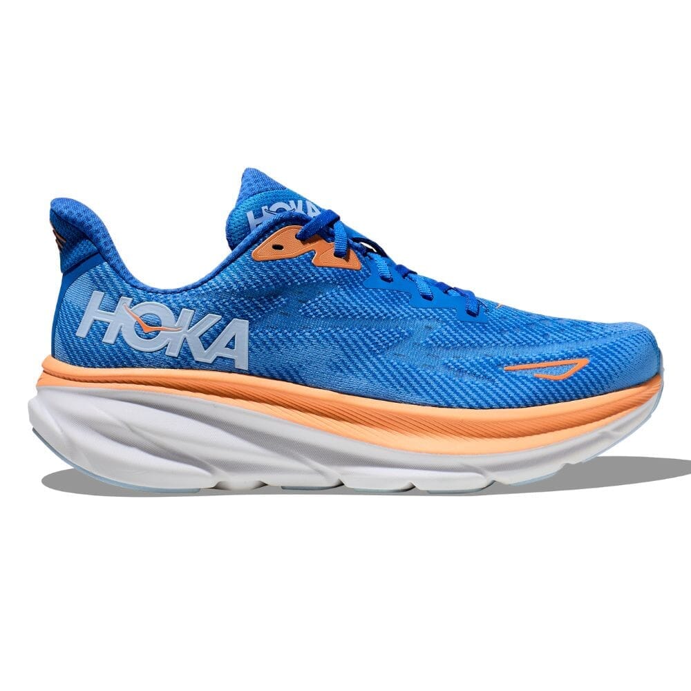 Hoka Men's Clifton 9 Wide Running Shoes - Lightweight Cushioned Sneakers for Road & Trail | Perfect for Jogging, Gym Workouts & Daily Walking