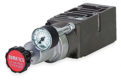 Numatics 150 psi Round Sandwich Single Air Regulator - 554RS100JP00000 | High-Pressure Air Flow Control for Industrial Automation & Pneumatic Systems