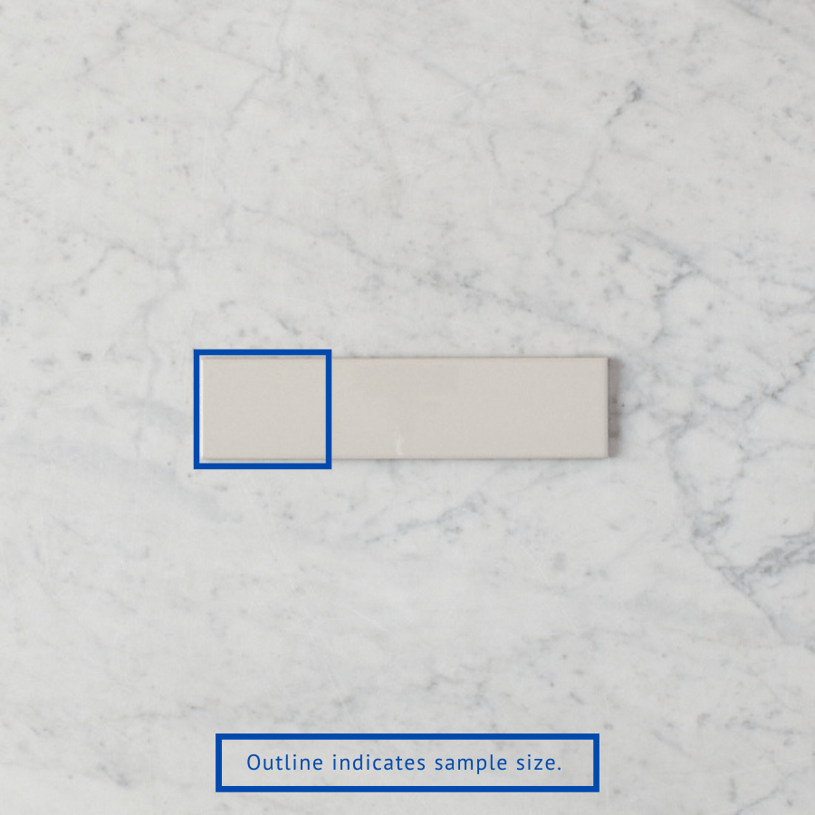 Riverton Gloss Nude Subway Tile Sample - Perfect for Kitchen Backsplash, Bathroom Walls & Home Renovation Projects