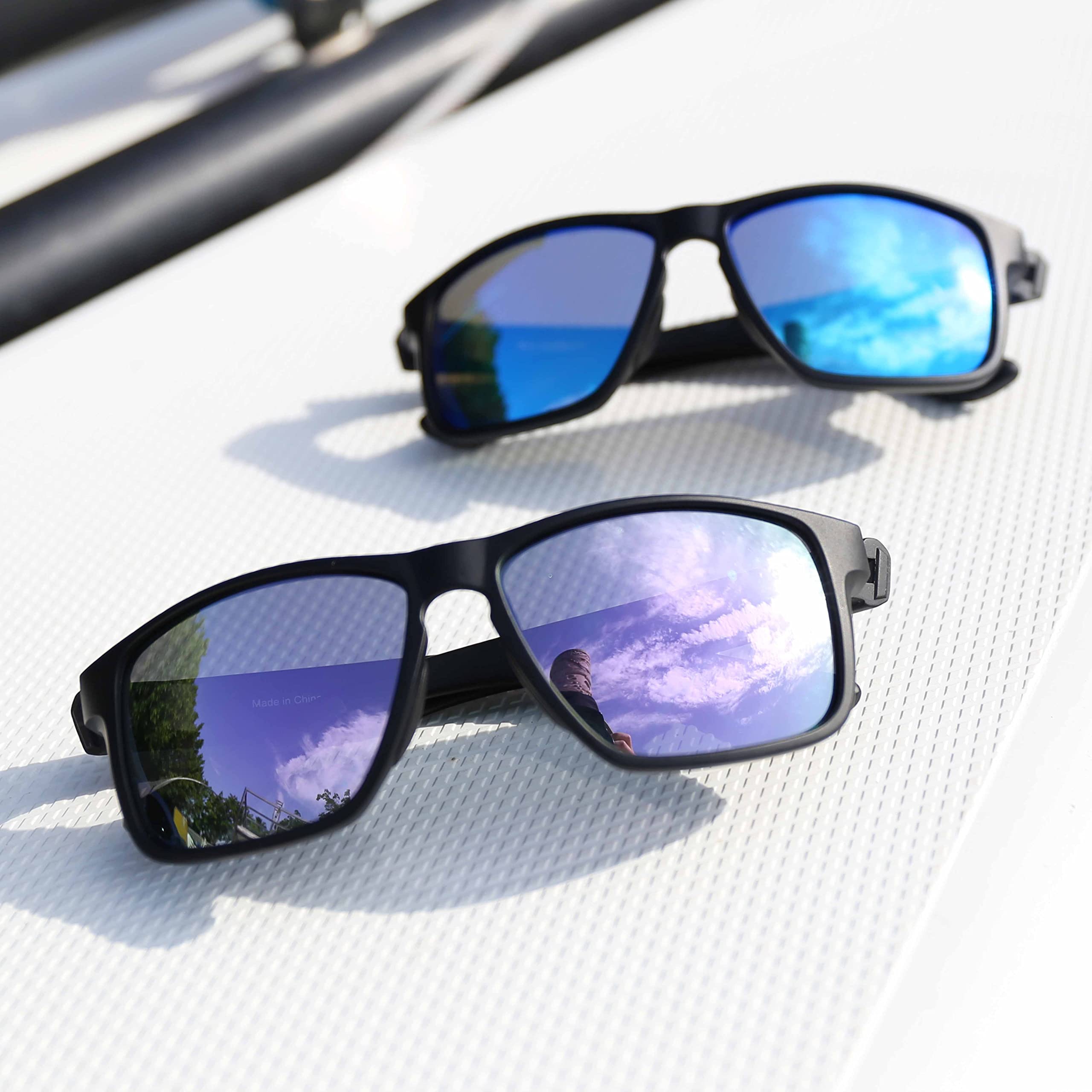 Polarized Floating Sunglasses for Men & Women - UV Protection, Anti-Glare for Fishing, Boating & Water Sports - Lightweight & Durable for Outdoor Activities
