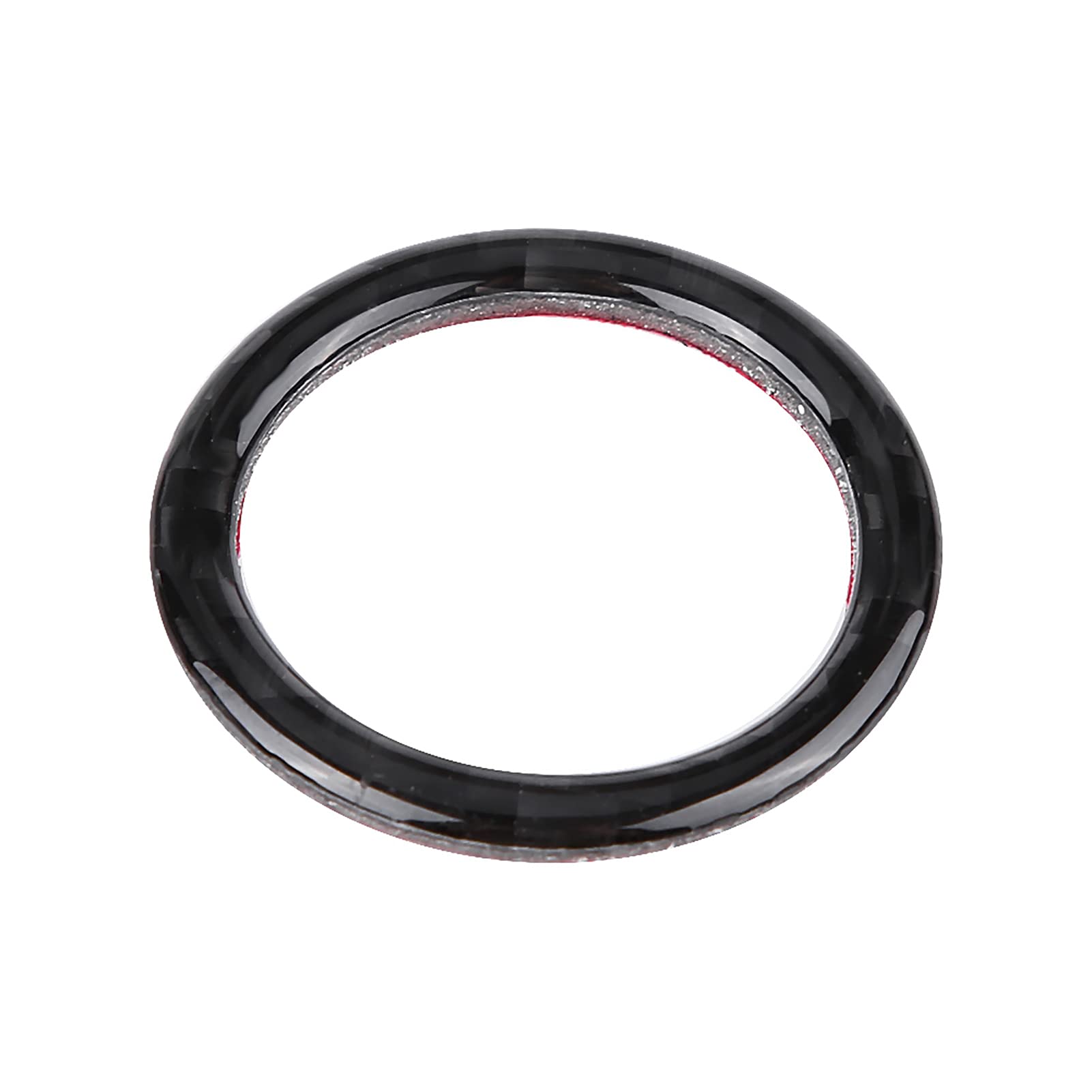 Carbon Fiber Car Ignition Cover Trim & Engine Start Button Ring for BMW E90/E92/E93 - Decorative Frame Cover for Enhanced Interior Style | Perfect for Car Enthusiasts & Custom Builds