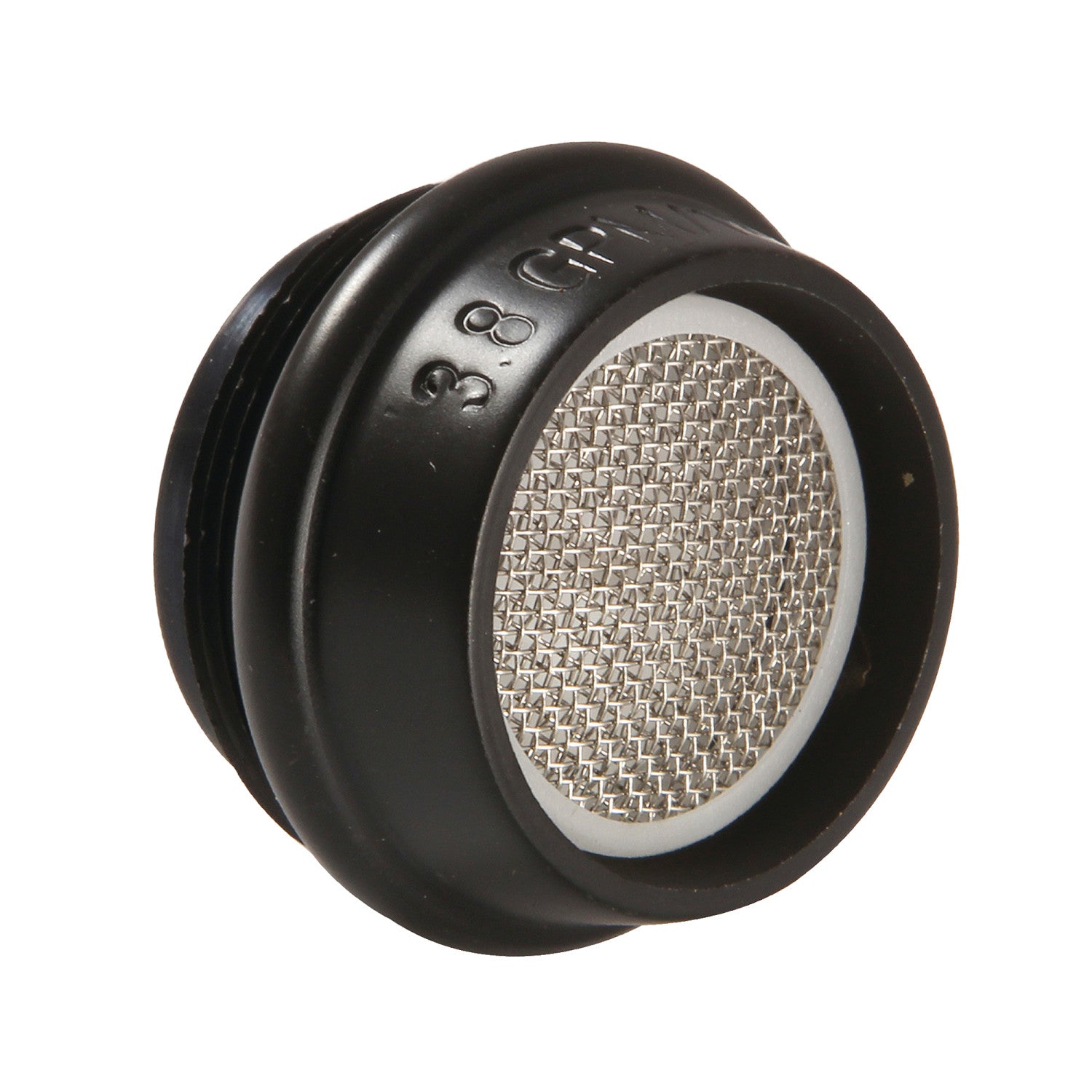 Cal Green KSSA3100 3.8 GPM Male Threaded Water Saving Aerator - Matte Black Finish | Perfect for Kitchen Sink, Bathroom Faucet & RV Water Conservation