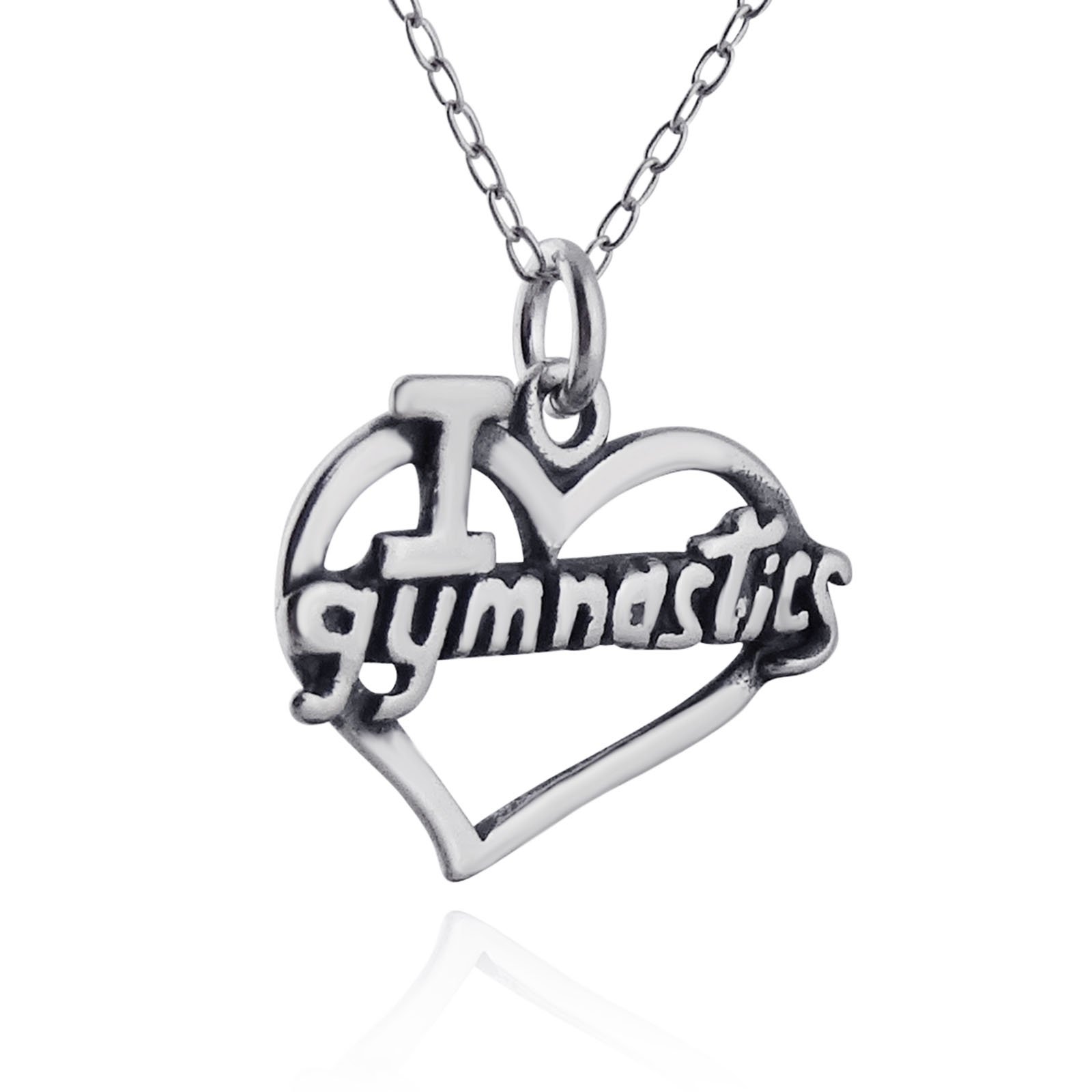 FashionJunkie4Life Sterling Silver I Love Hobby Charm Necklace - Elegant Jewelry Gift for Hobby Enthusiasts | Perfect for Birthdays, Anniversaries & Everyday Wear