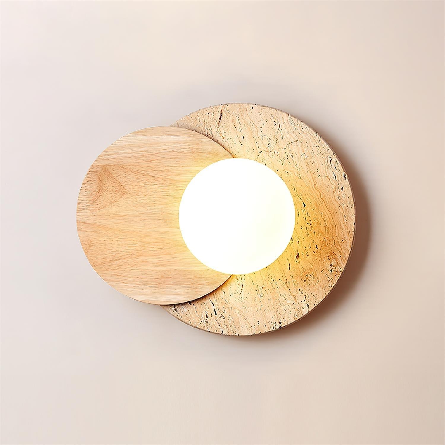 Lunar Eclipse Plug-in Wall Lamp - Moon Phase Night Light for Bedroom, Nursery, Living Room - Energy Efficient LED Wall Sconce for Home Decor & Ambient Lighting