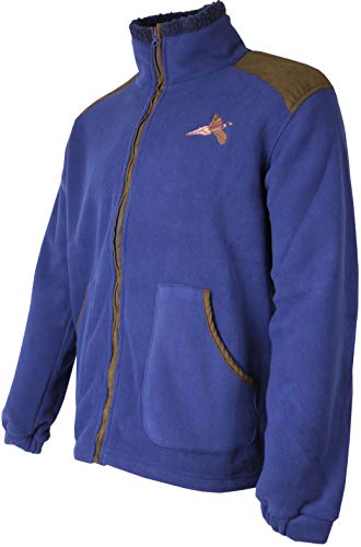 Navy With Pheasant Embroidery