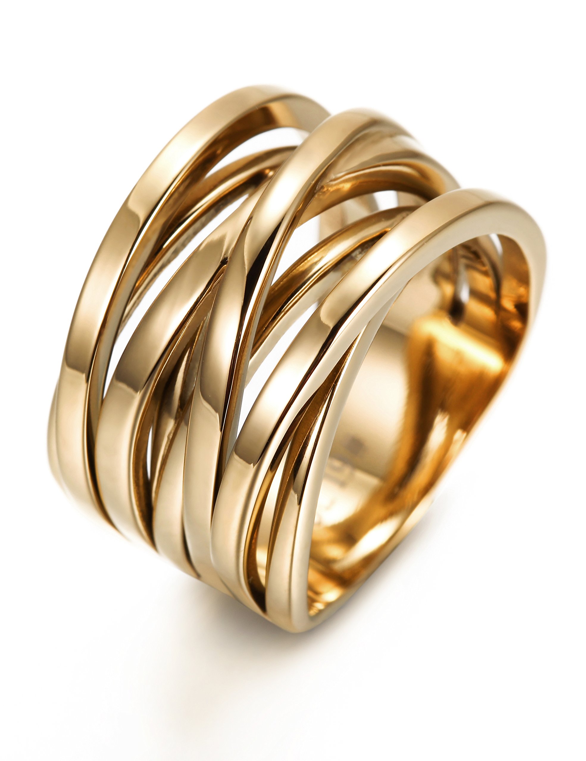 CIUNOFOR 13.7MM Cross Ring Enhancers for Women - Silver/Gold/Rose Gold Plated Statement Engagement Ring with Custom Engraving | Perfect for Weddings, Anniversaries & Special Occasions