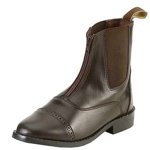 OVATION Women's Vionix Classic Zip Paddock Boots - Equestrian Riding Boots for Horseback Riding, Stable Work & Outdoor Activities