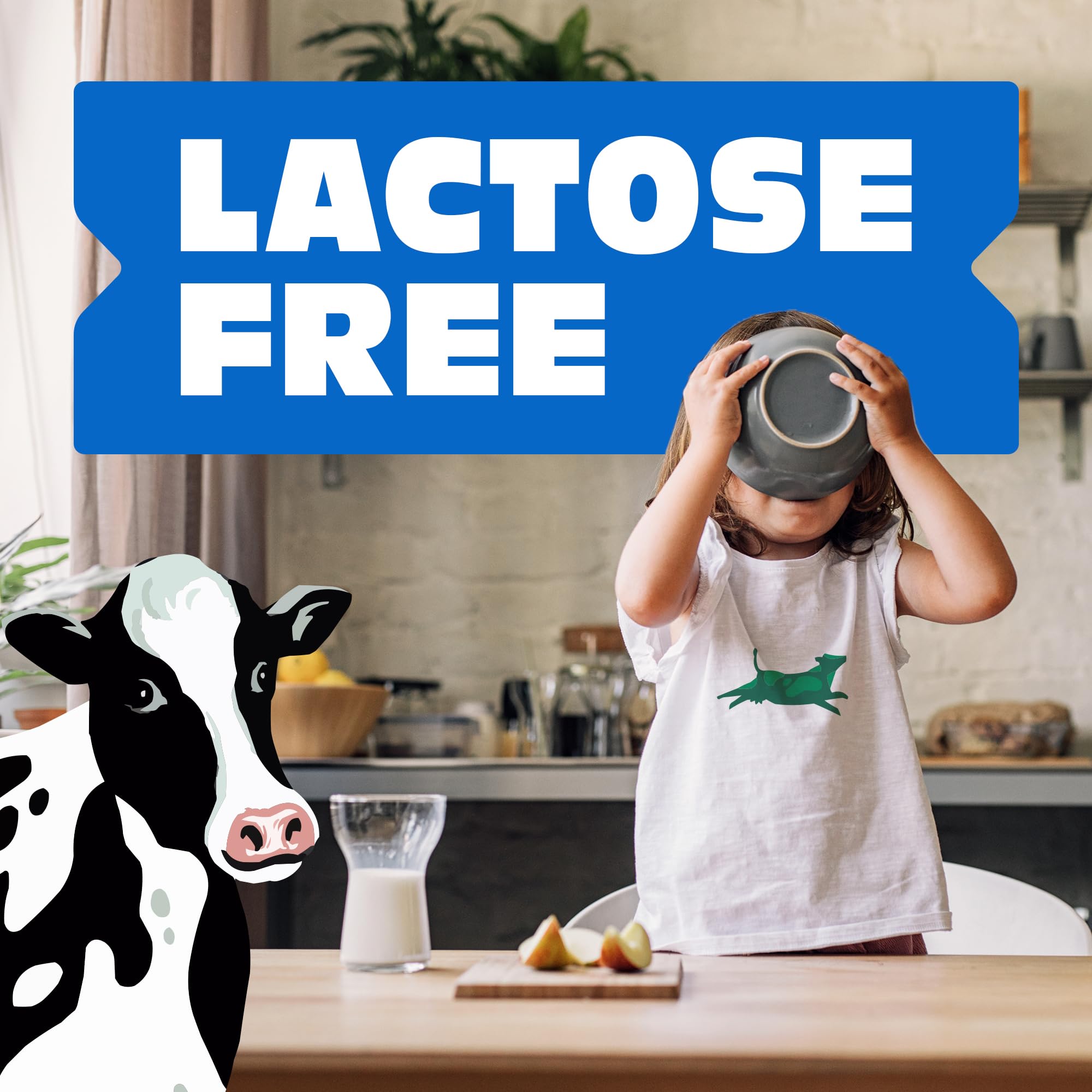 Organic Valley Fat Free Milk - Ultra Pasteurized, Lactose Free, 64 Fl Oz (Half Gallon) - Perfect for Smoothies, Coffee & Healthy Breakfasts