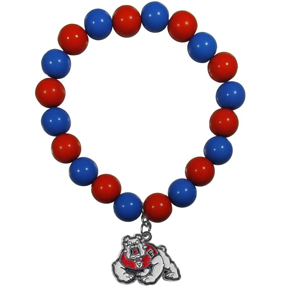 NCAA Fan Bead Bracelet for Men & Women - Adjustable Unisex Sports Wristband for Basketball, Football Games & Team Spirit Events