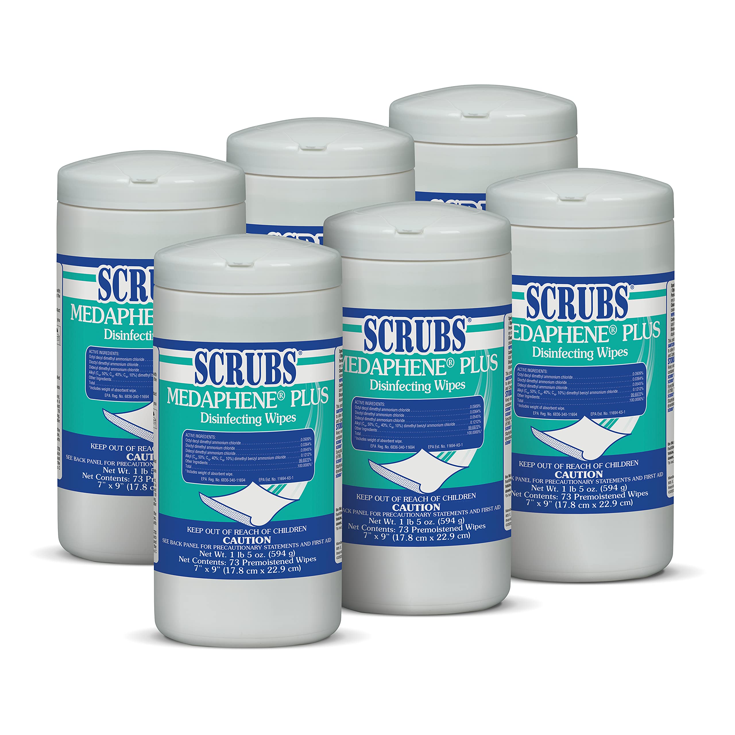 Medaphene Disinfectant Wipes - Citrus Scent, 8