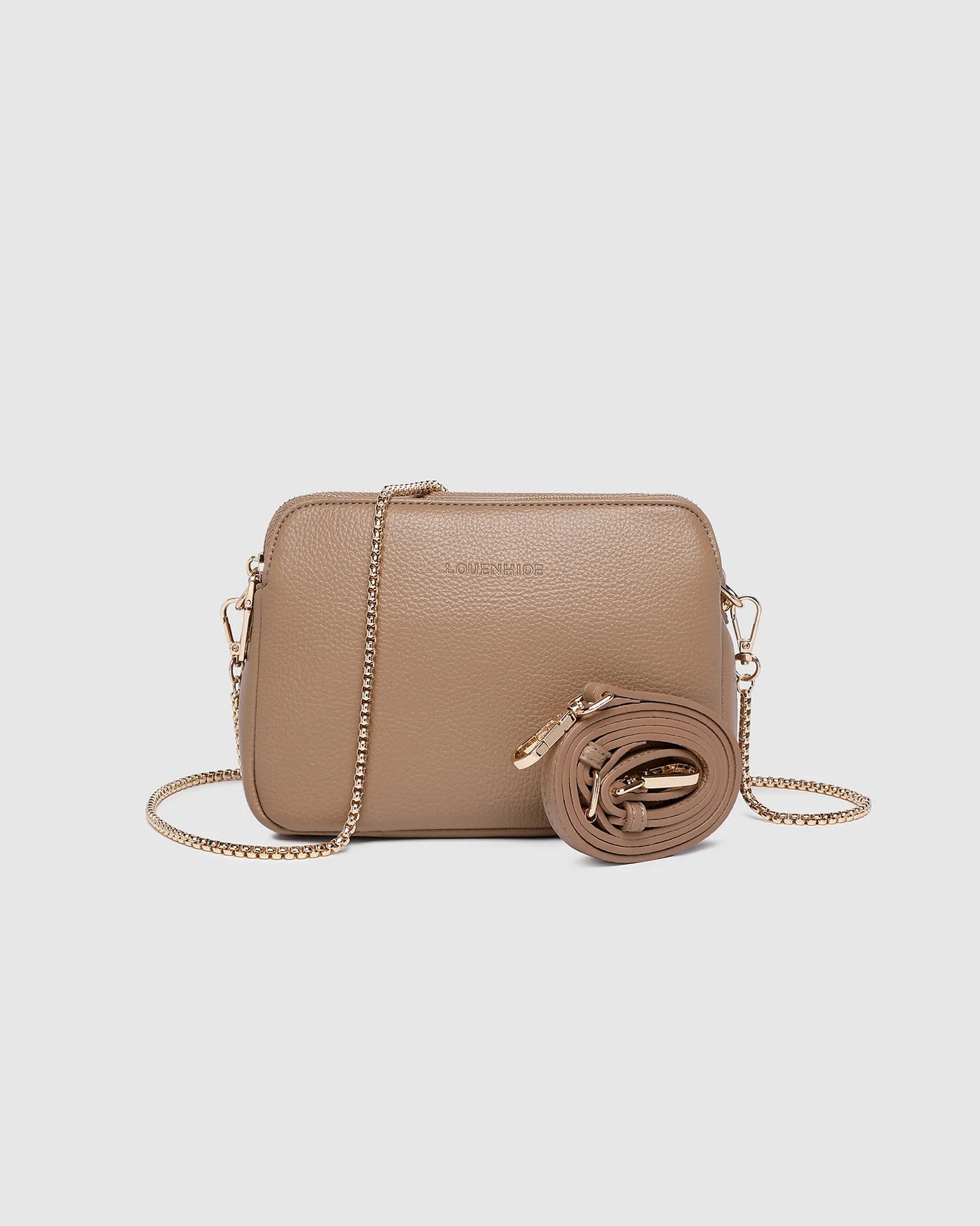 Louenhide Elle Crossbody Bag in Coffee - Stylish & Compact Purse for Women, Perfect for Work, Travel & Everyday Use