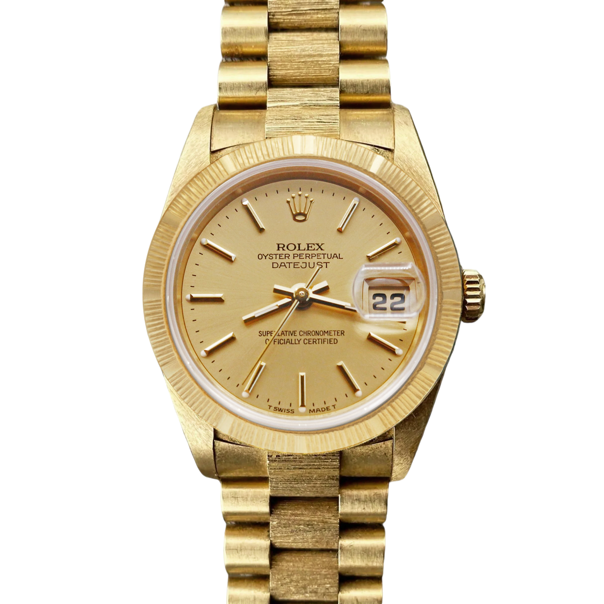 Rolex Datejust 69278 Men's Watch - 18K Yellow Gold & Stainless Steel, Champagne Dial, President Bracelet - Luxury Dress Watch for Business & Formal Occasions