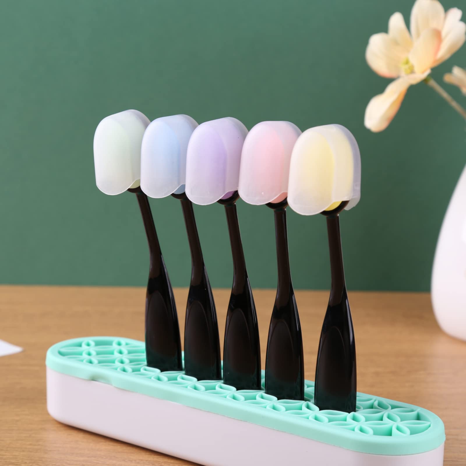 15-Piece Ink Blending Brushes Set - 1.2 Inch Blender Tools for Card Making, Scrapbooking, Paper Crafts & Watercolor Painting - Perfect for DIY Artists & Crafters
