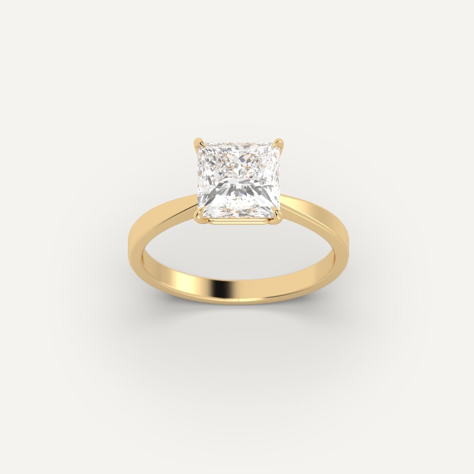 2 Carat Princess Cut Diamond Ring - Elegant Engagement & Wedding Band for Women | Perfect for Proposals, Anniversaries & Special Occasions
