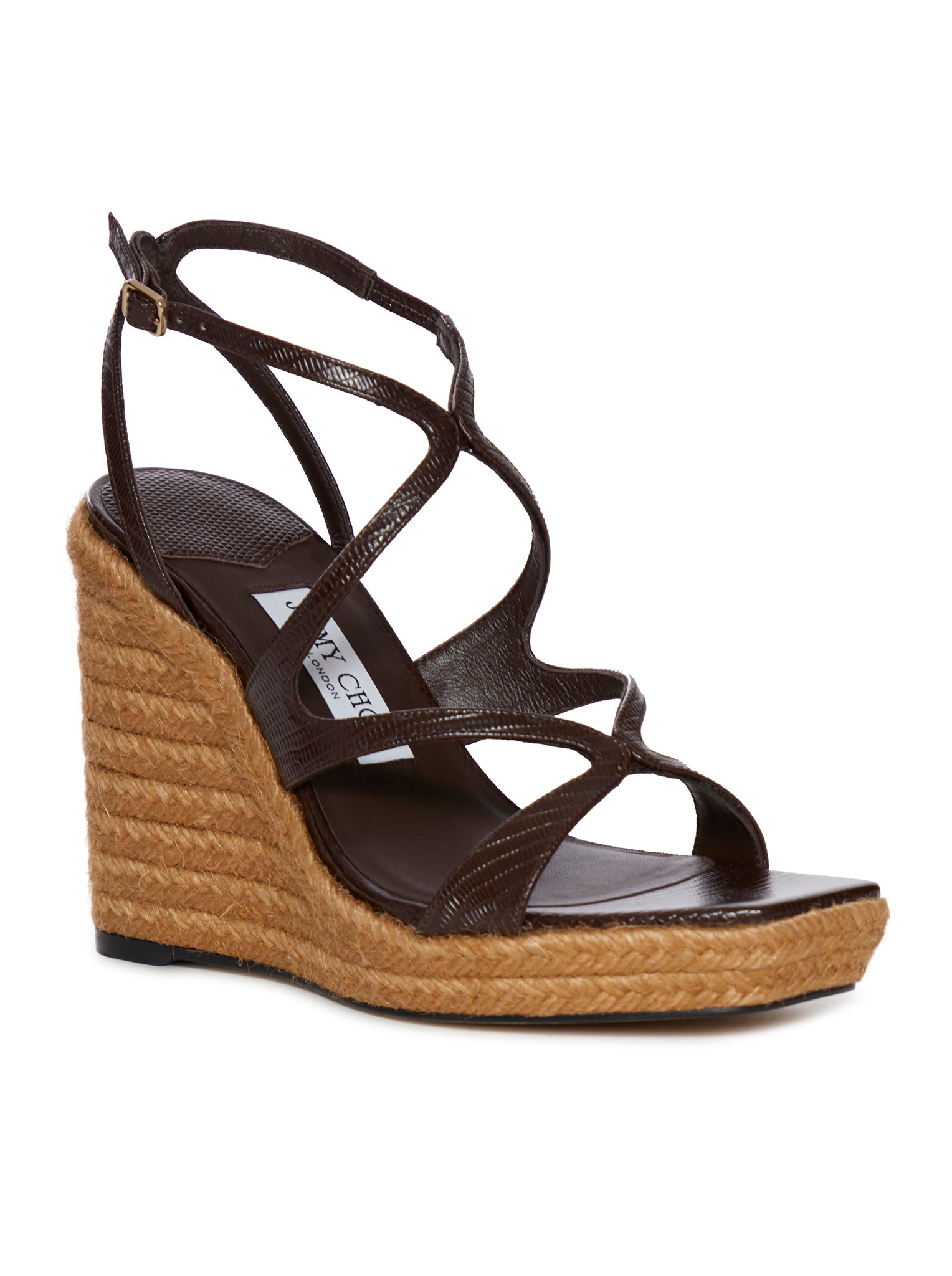 AYLA 110 Women's Fashion Shoes with Lizard Effect Leather Wedge Heel - Stylish Comfort for Work, Party & Everyday Wear