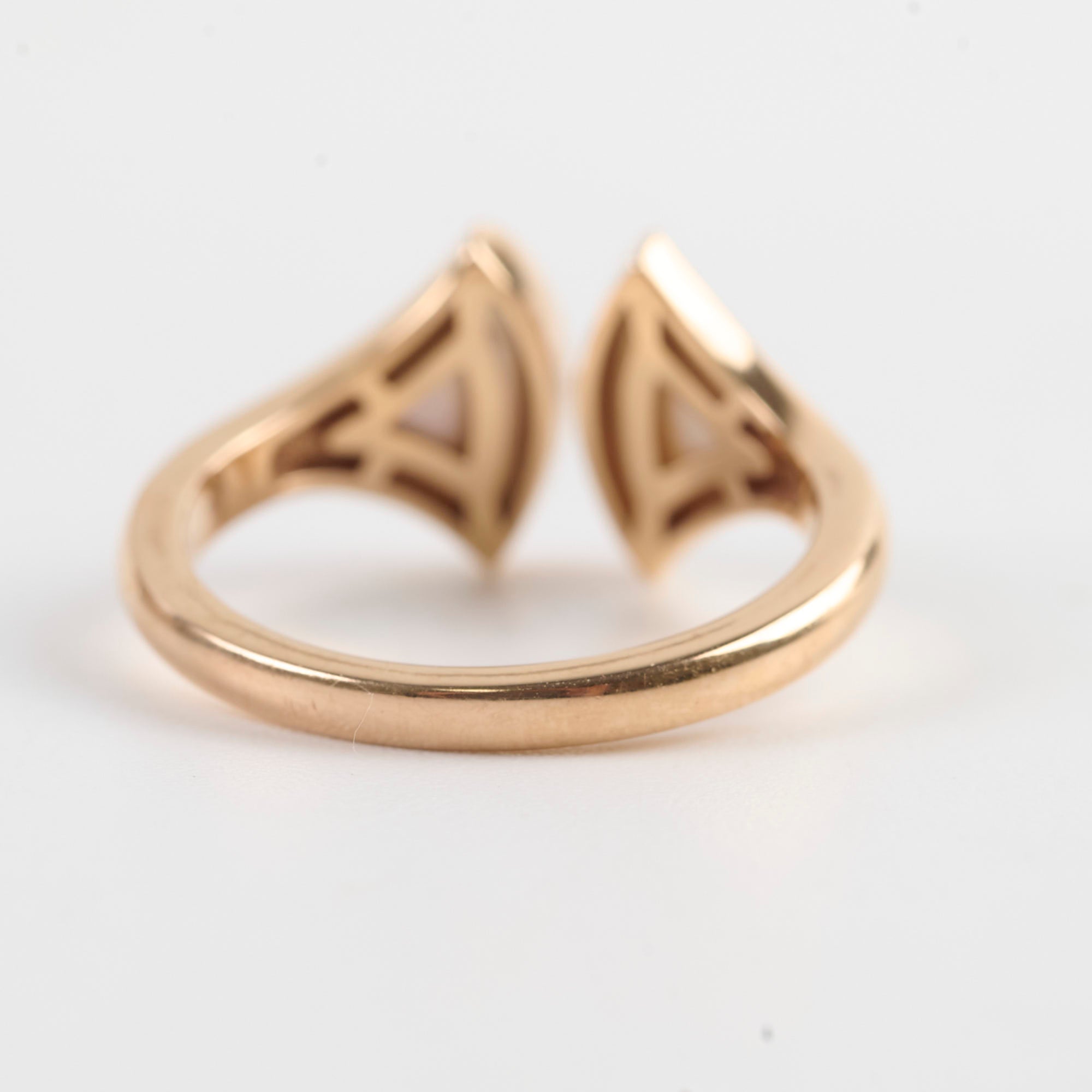 Bvlgari Divina Mother of Pearl Pink Gold Ring Size 54 - Luxury Women's Jewelry for Special Occasions & Gifts