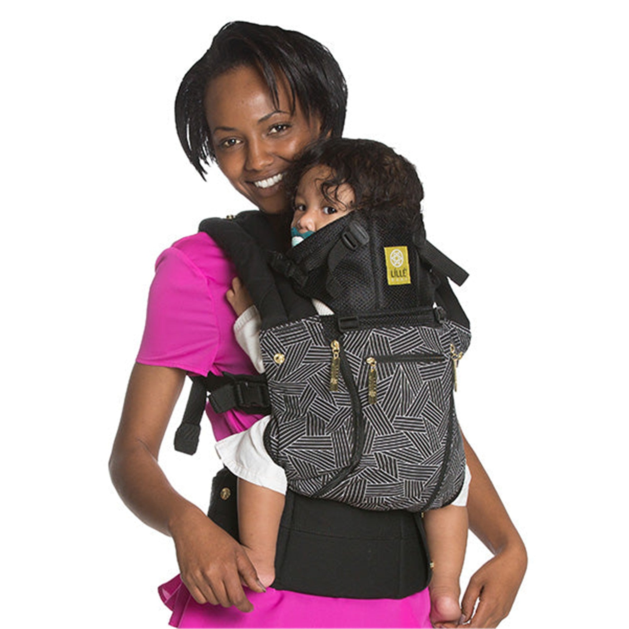 Lillebaby All Seasons Baby Carrier - Ergonomic, Adjustable & Comfortable for Newborn to Toddler - Perfect for Hiking, Travel & Everyday Use - 5th Ave Collection