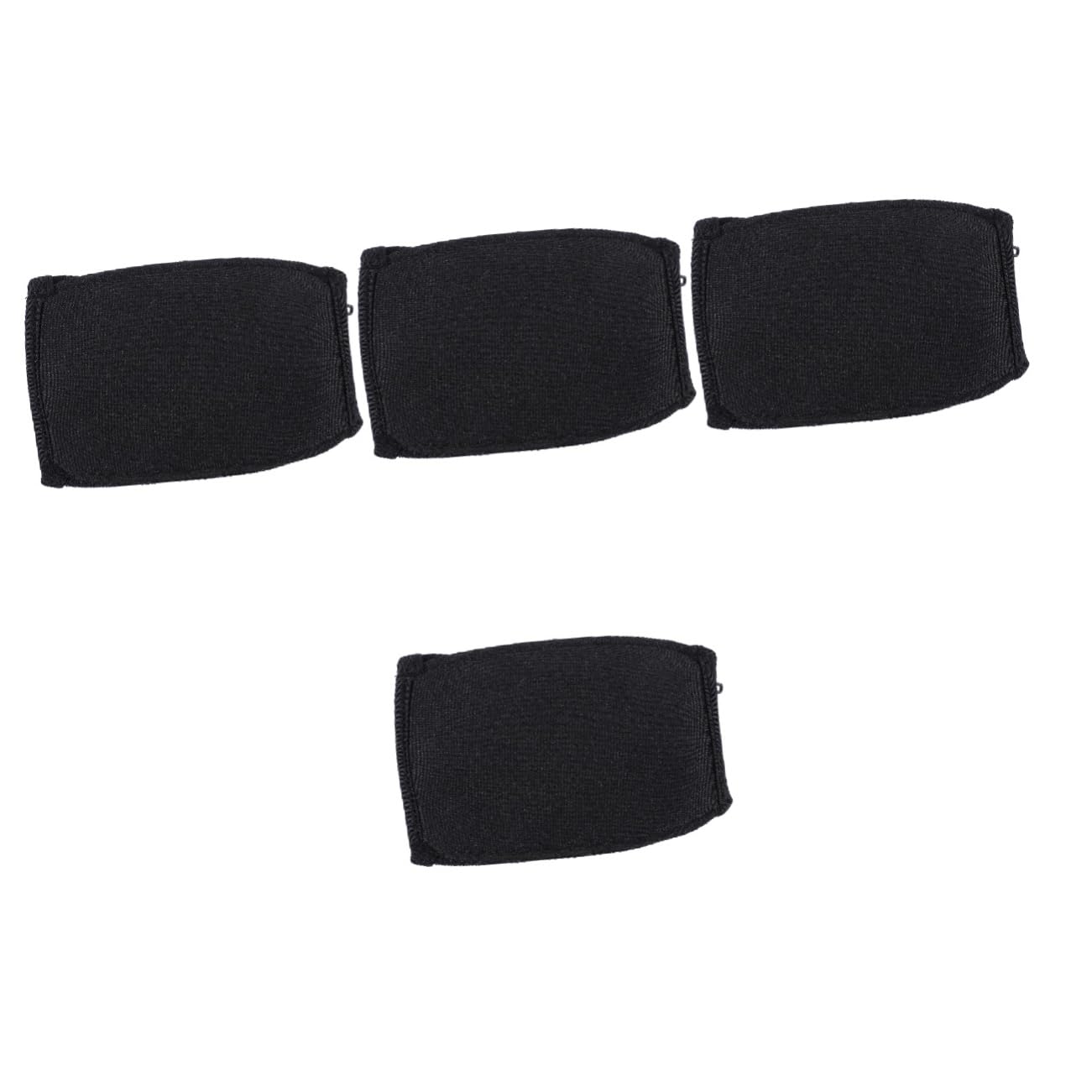 Artibetter 4 Pack Headphone Ear Cushion Covers - Soft Replacement Headband Padding for Headphones - Comfortable Gaming & Work Headset Accessories for Long Wear (Black)